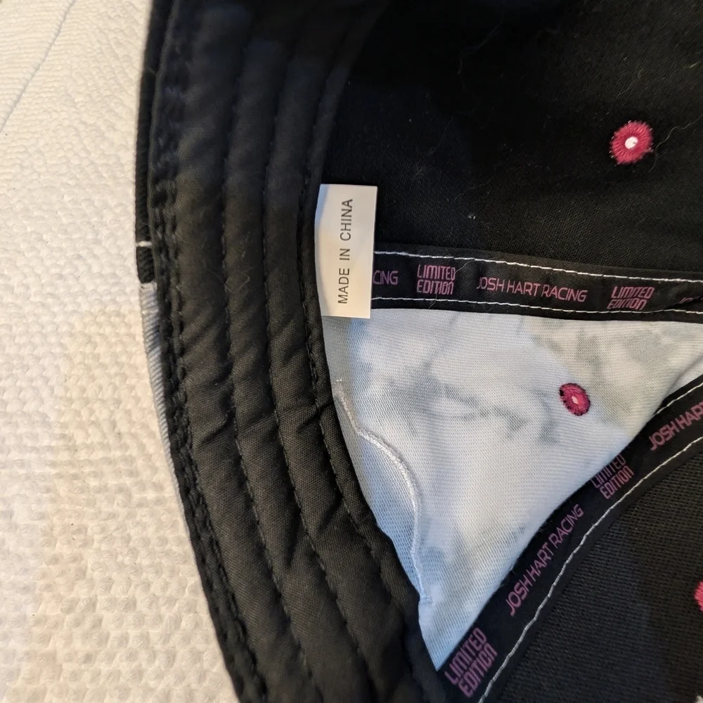 Josh Hart Racing Black and Gray Cap